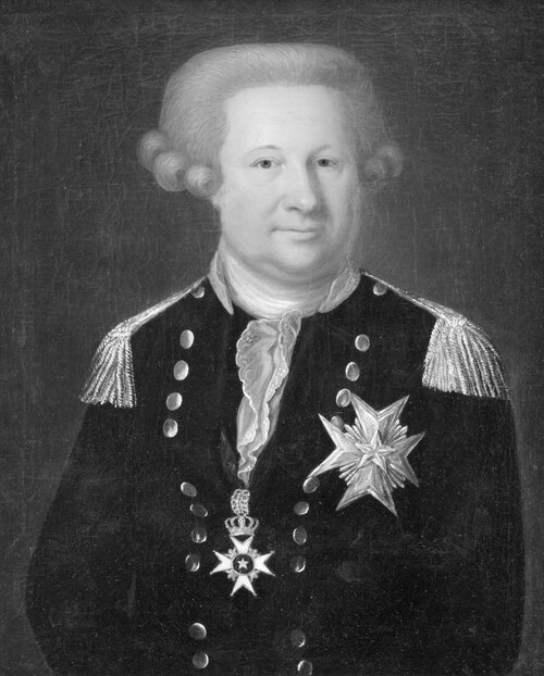 Johan Gustav von Carlsson (1743-1801), president of Vasa court of appeal, scientist, 1788, Anders Eklund