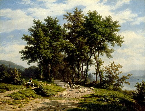 Sempachersee, 1862, Robert Zünd