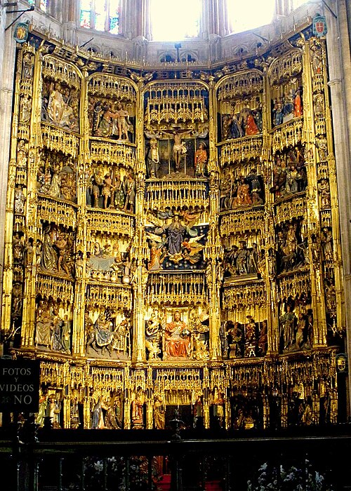 Le Retable de la cathédrale de San Salvador, 1512, León Picardo