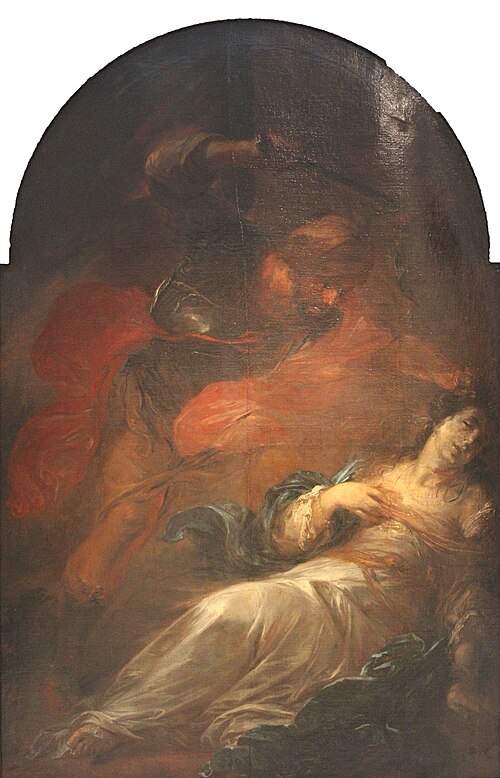 Śmierć św. Barbary, , Michael Willmann