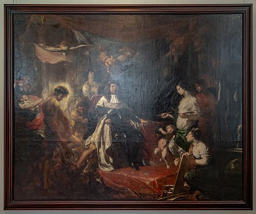 Verherrlichung des Großen Kurfürsten als Beschützer der Künste, 1682, Michael Willmann