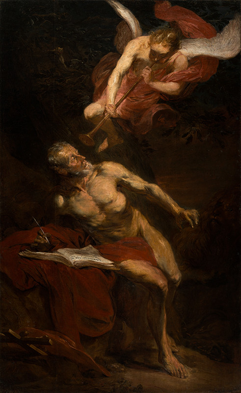 Saint Jerome and the Angel of Judgement, 1664, Michael Willmann