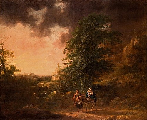 La fuite en Egypte, 1685, Michael Willmann
