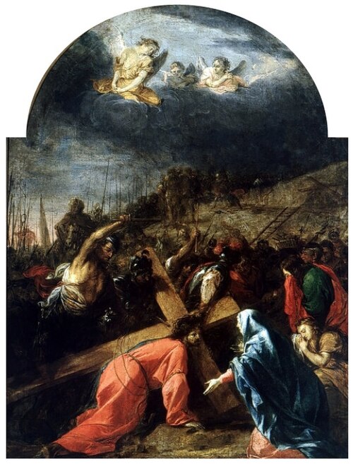 La première chute de Jésus., 1672, Michael Willmann