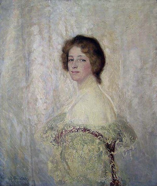 Portrait of a Woman, 1897, Halfdan Strøm