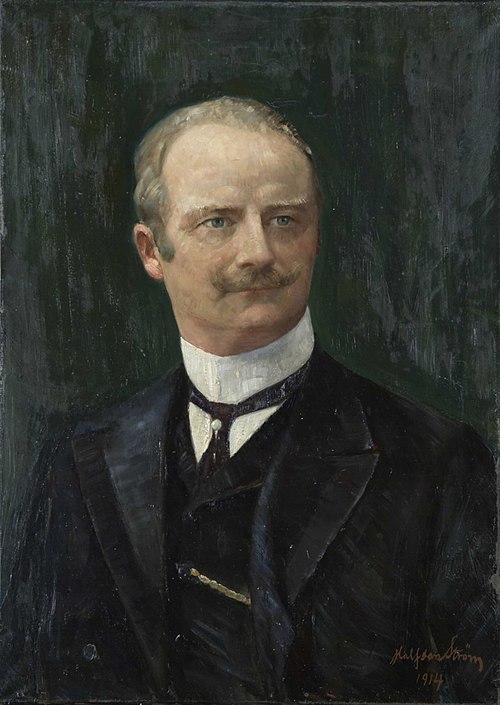 Portrait, 1913, Halfdan Strøm