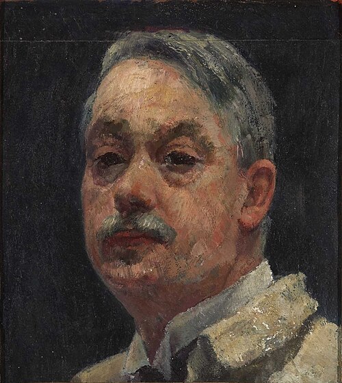 Self-portrait, 1920, Halfdan Strøm