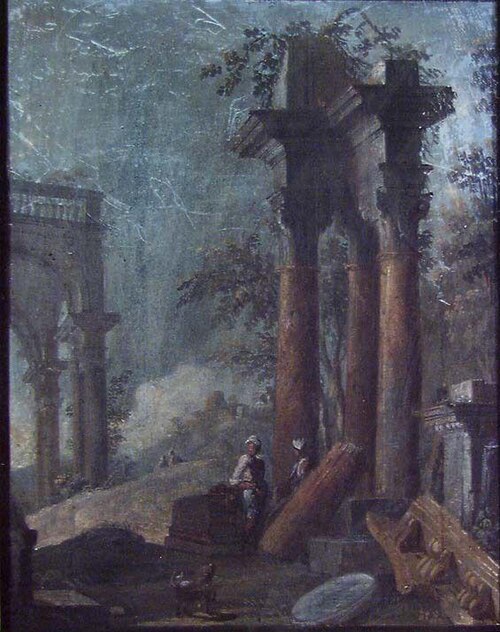 Klassiske ruiner, 1765, Francesco Gadi