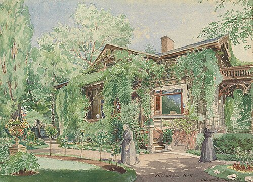 I von Hannos bakgård, 1897, Albert von Hanno