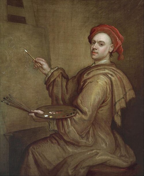 Autoportrait, 1720, Hamlet Winstanley