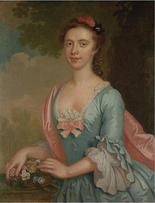 Portrait of a lady, 1750, Hamlet Winstanley