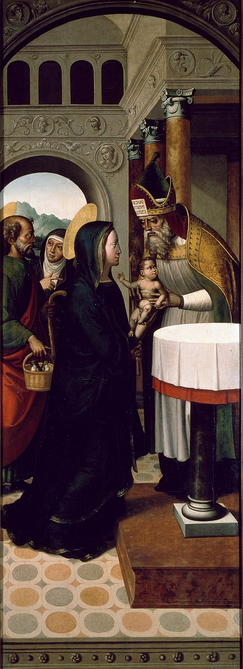 Christ presented in the Temple, 1530, Juan Correa de Vivar