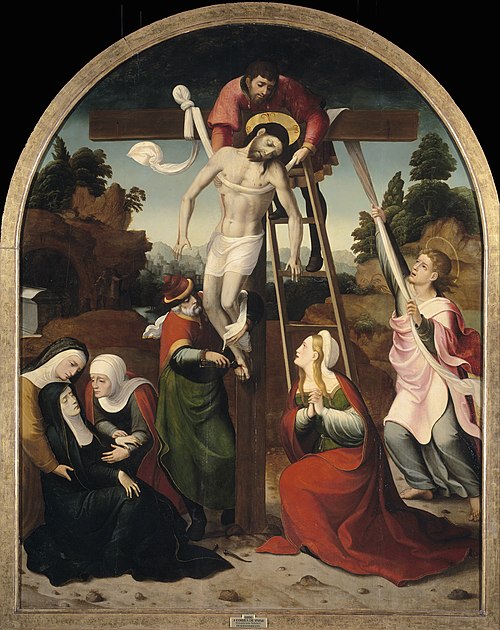 Descent from the Cross, 1545, Juan Correa de Vivar