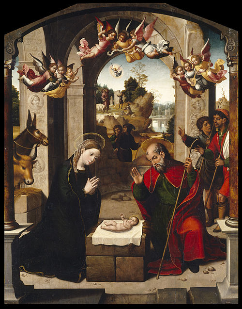 The Nativity, 1533, Juan Correa de Vivar