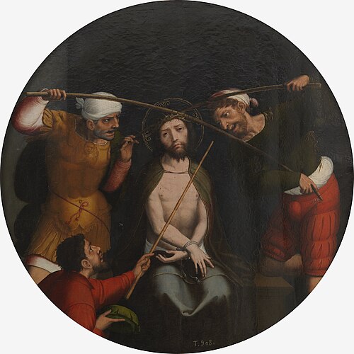 The Crowning with Thorns, 1540, Juan Correa de Vivar