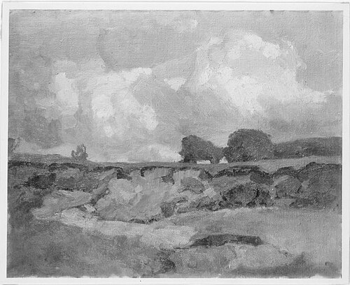 Landschaft mit Sandgrube, , Therese Weber