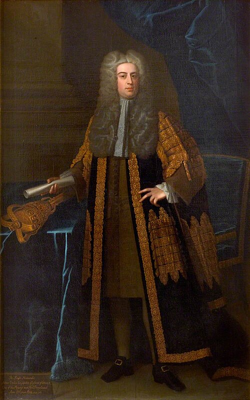 Arthur Onslow (1691–1768), Speaker, 1728, Hans Hysing
