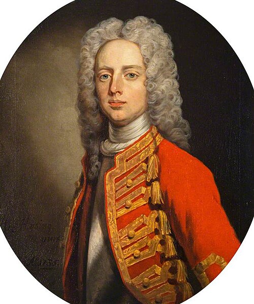 Portrait of a Man (said to be Sir Peter Halkett, 2nd Baronet of Pitfirrane, d.1755), 1735, Hans Hysing
