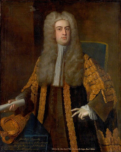 Arthur Onslow (1691–1768), Speaker (1727–1761), , Hans Hysing