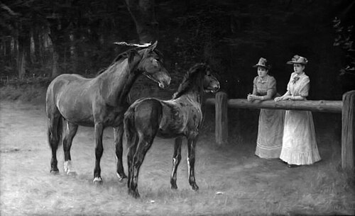 Ved skovledet, 1893, Michael Therkildsen