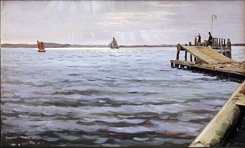 At Flensburg Fiord, 1883, Hans Ludvig Smidth