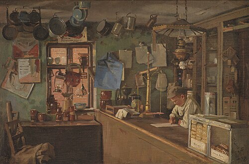 A Country Grocer, 1909, Hans Ludvig Smidth