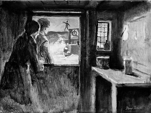 Den strenge vinter i Faulum, 1900, Hans Ludvig Smidth