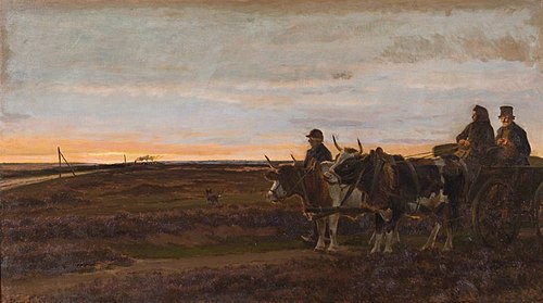 Studebefordring på Heden, 1906, Hans Ludvig Smidth