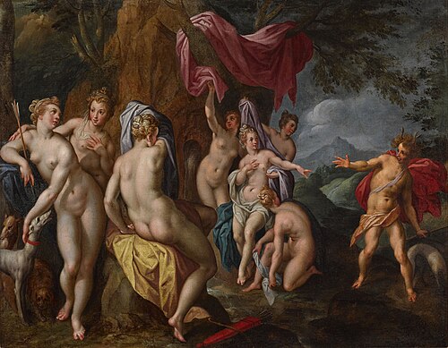 Diana and Actaeon, 1568, Jan Speeckaert