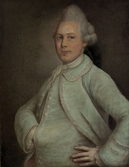 Portrait of a gentleman, 1770, école britannique