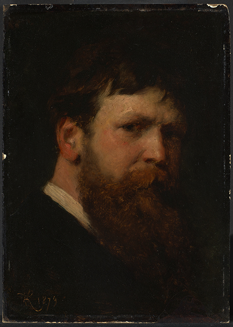 Selbstbildnis, 1879, Ferdinand Keller