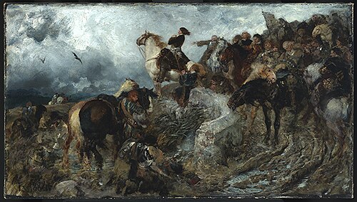 Der Große Kurfürst vor der Schlacht bei Fehrbellin, 1884, Ferdinand Keller