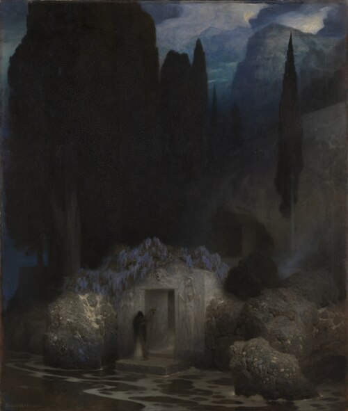 Böcklins Grab, 1901, Ferdinand Keller