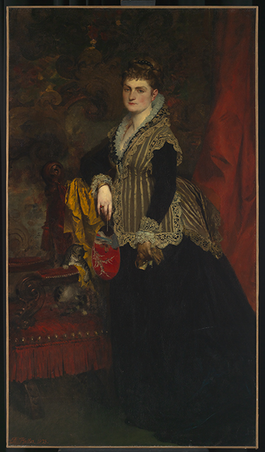 Bildnis Wilhelmine Keller, 1875, Ferdinand Keller