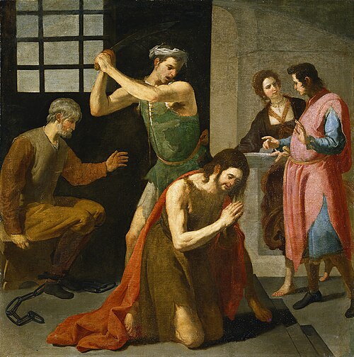 The Beheading of Saint John the Baptist, 1637, José Leonardo