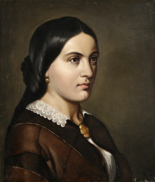 Portrait of a Lady, 1886, Augusta Borg