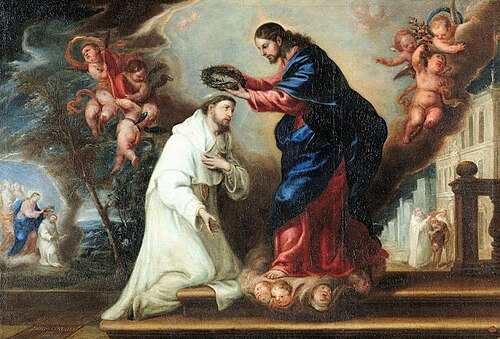 San Ramón Nonato coronado por Cristo, 1673, Diego González de la Vega