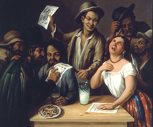 Tertulia de pulquería, 1851, Agustín Arrieta