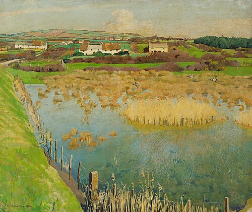 Marsh landscape, 1922, Harold C. Harvey