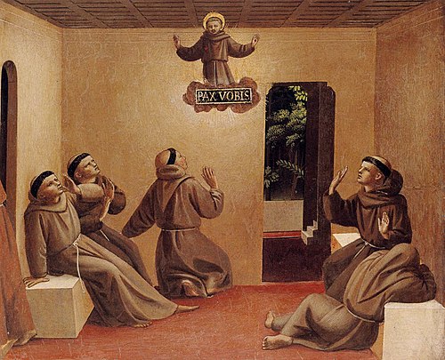 Apparition of Saint Francis in Arles, 1429, Fra Angelico