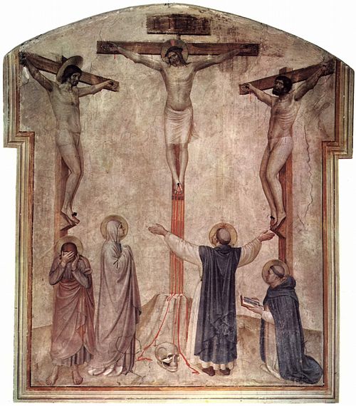 Christ with the Two Thieves, 1450, Fra Angelico