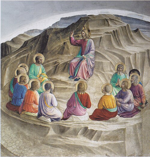 Sermon on the Mount, 1442, Fra Angelico