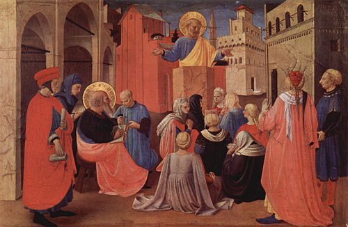 San Pietro predica alla presenza di San Marco, 1433, Fra Angelico