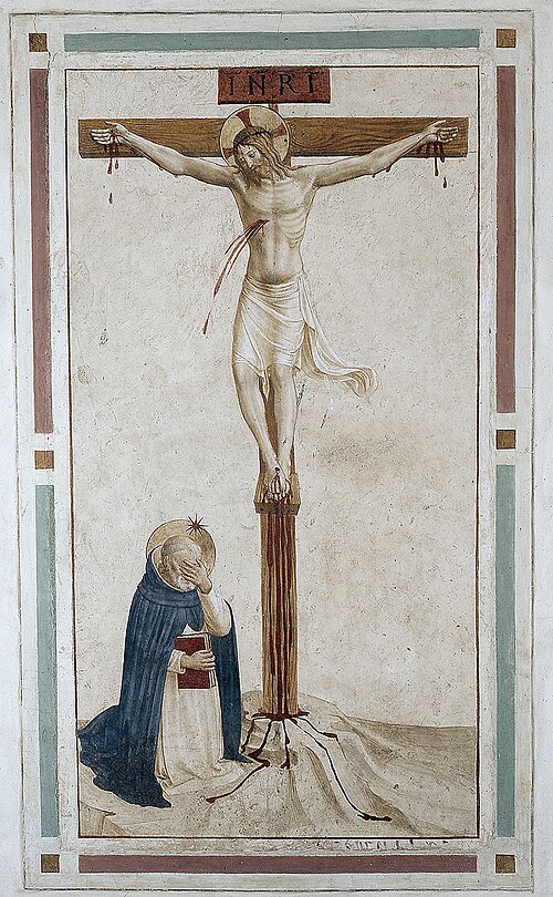 Gekreuzigter mit dem hl. Dominikus, , Fra Angelico
