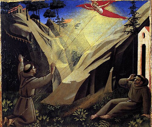 Saint Francis receiving the Stigmata, 1440, Fra Angelico