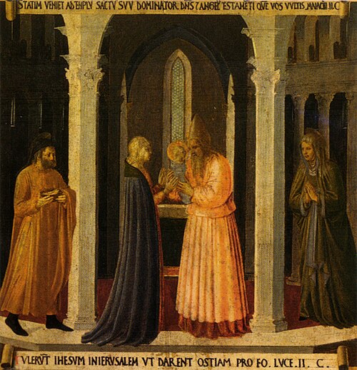 presentatio in tempio, 1450, Fra Angelico