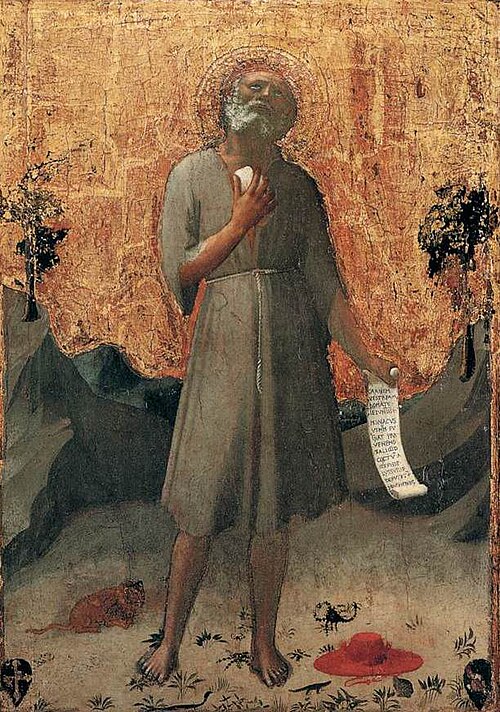 Penitent St Jerome, 1424, Fra Angelico