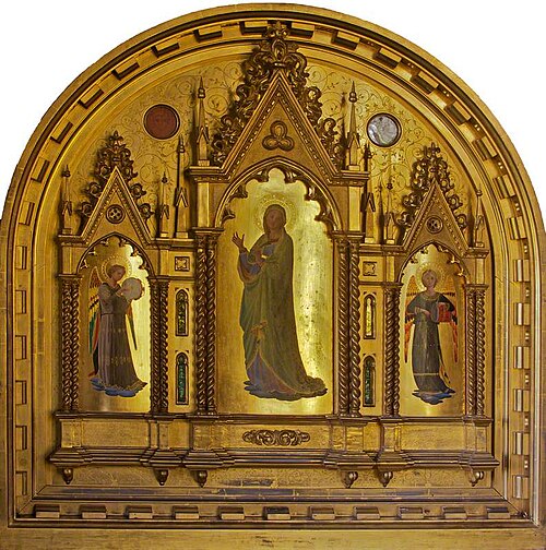 The Virgin, Flanked by Music Making Angels, , Fra Angelico