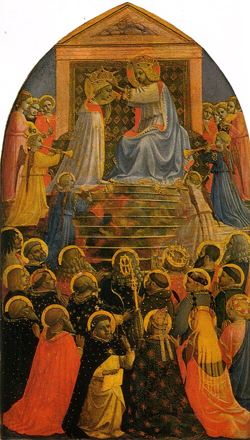 Incoronation of the Virgin, 1430, Fra Angelico