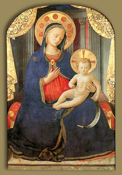 Vierge d'humilité, 1450, Fra Angelico
